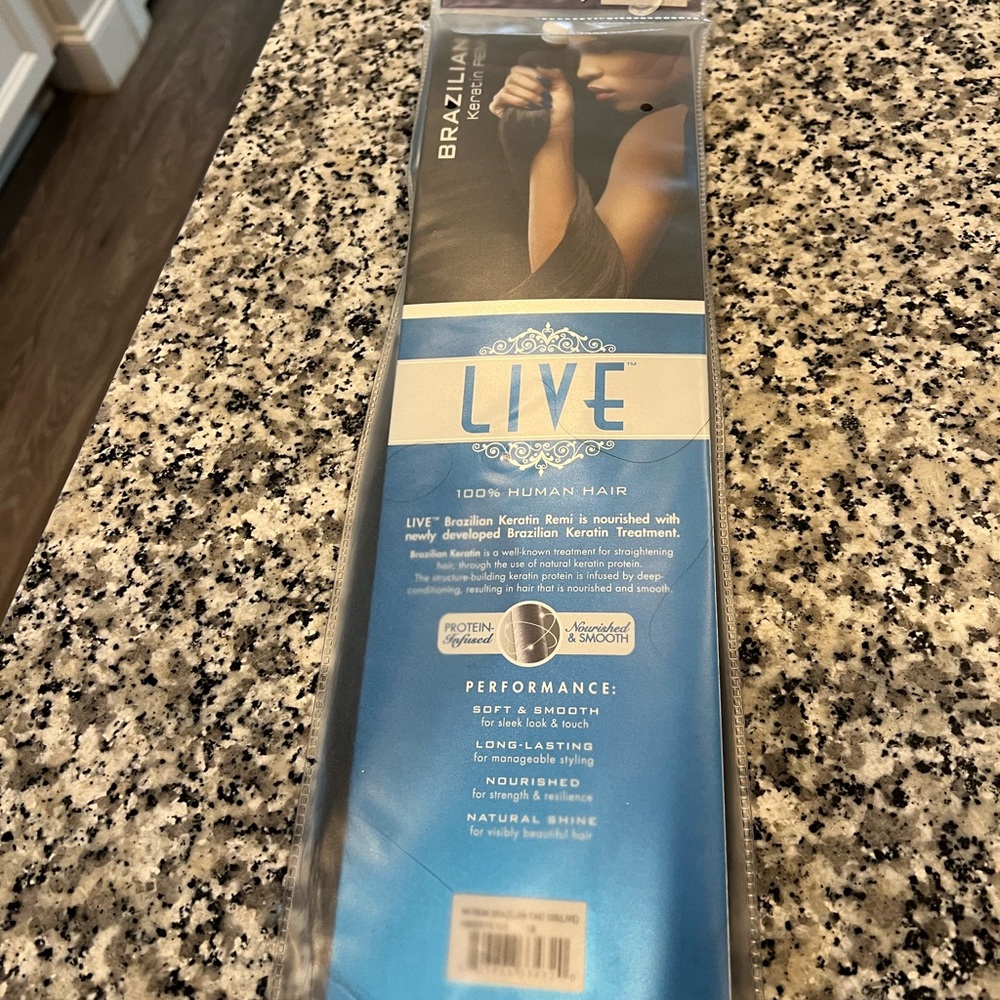 Live 100% Human Hair Extensions